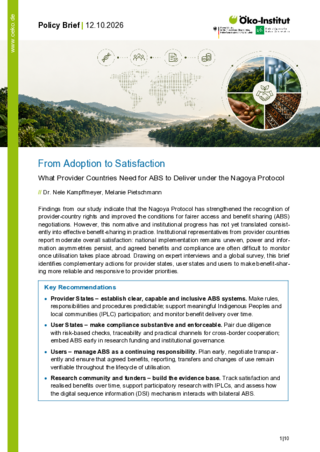 Cover der Publikation: From Adoption to Satisfaction