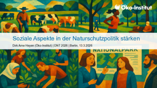 Cover der Publikation: Soziale Aspekte in der Naturschutzpolitik stärken
