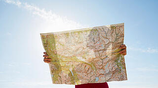 Karte zur Navigation